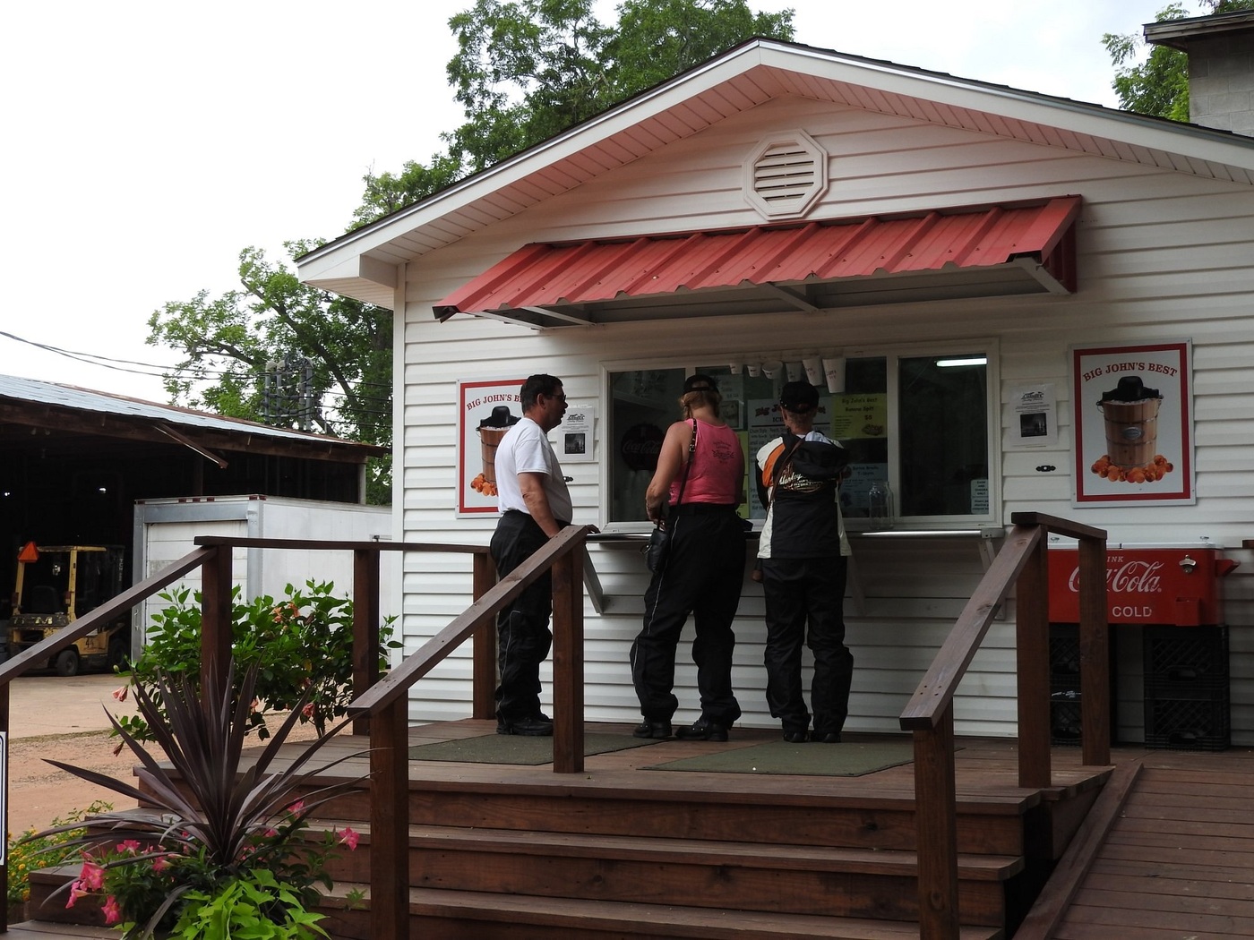 Ice cream stand at Burton Brooks Orchards