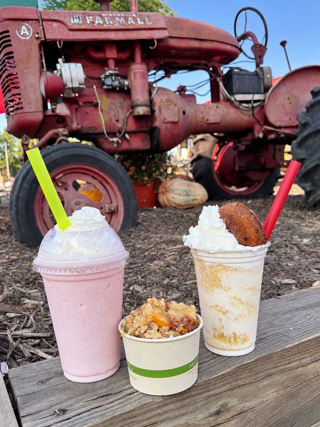 Milkshakes and a dessert at The Eatery at Jaemor Farms