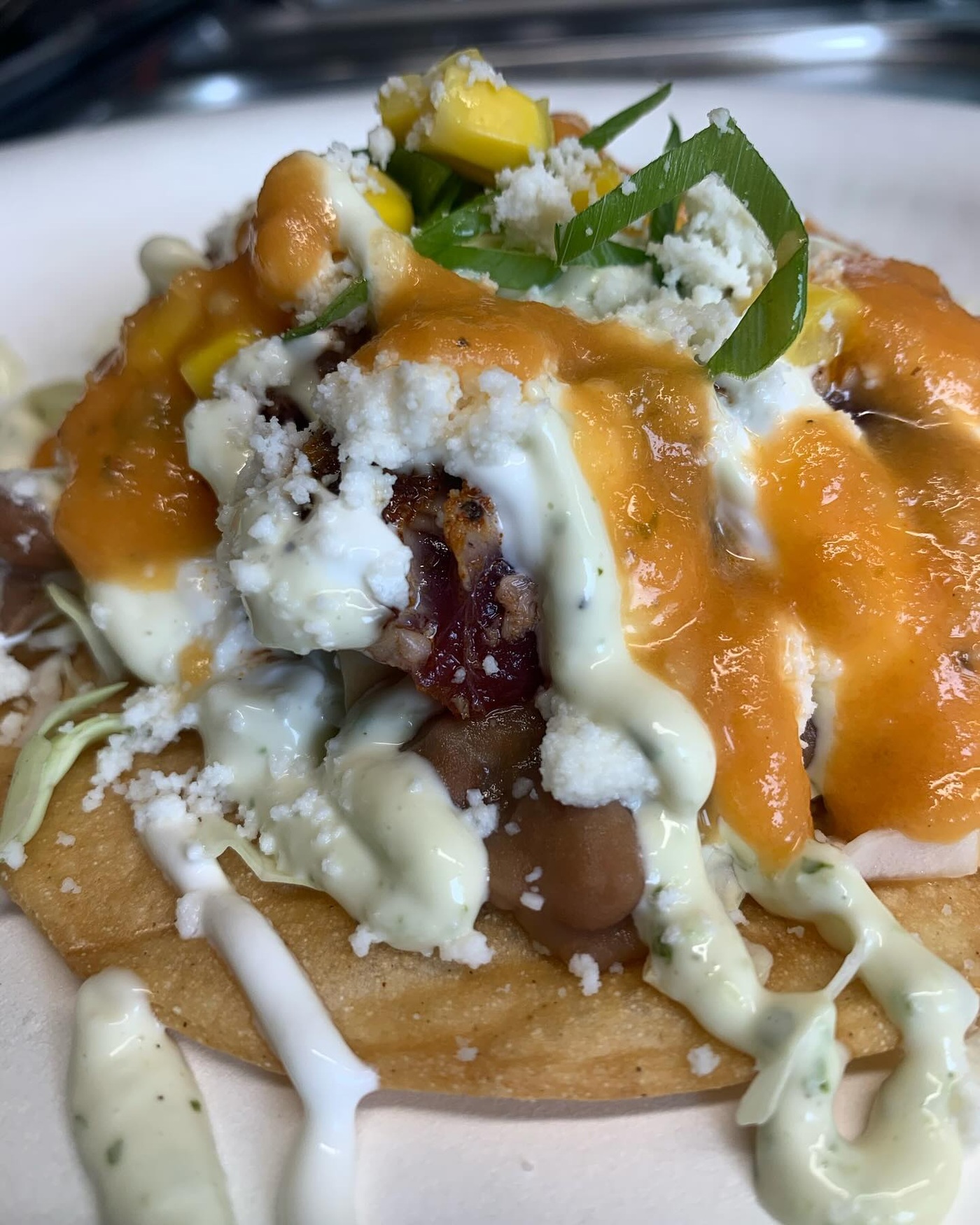 Seared ahi tostadas with habanero sauce at Tony’s Catch