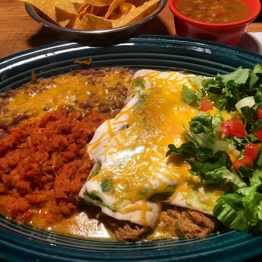 Beef chimichangas at Del’s Restaurant