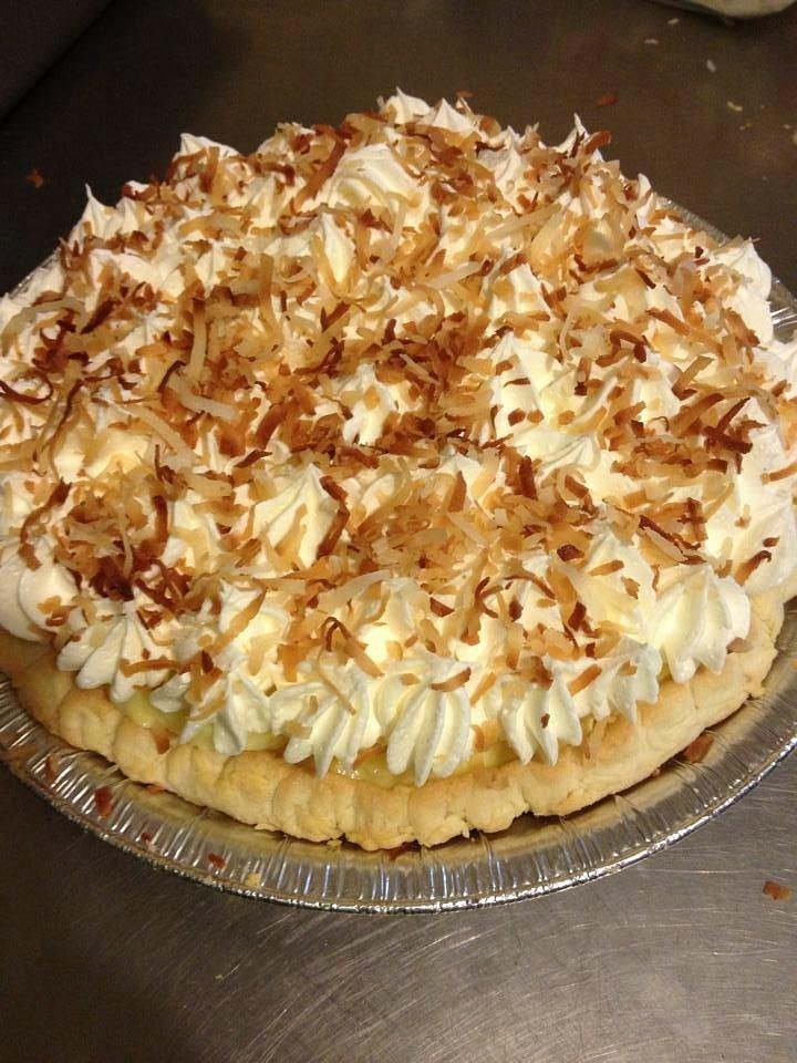 Coconut pie shared by Hi-Way Cafe