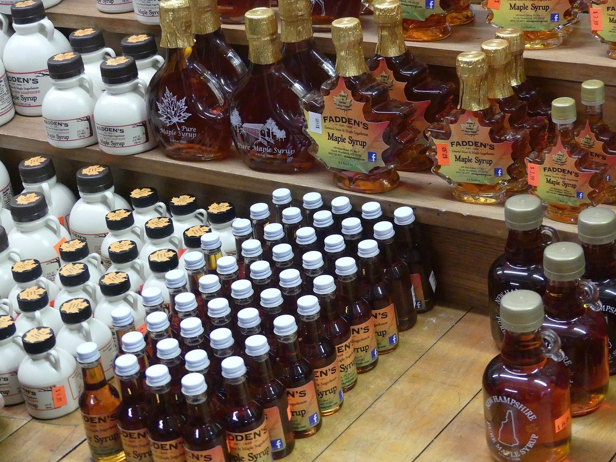 Maple syrup at Fadden’s General Store