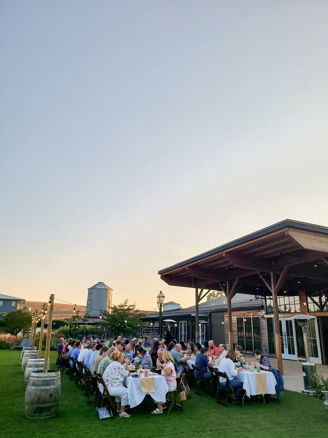 Field & Vine diners at Abbey Road Farm