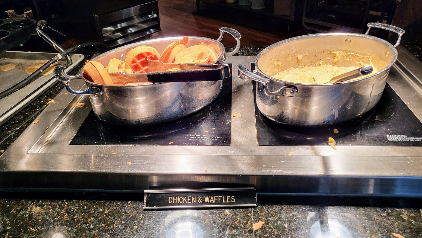 Chicken and waffles featured at Miller’s Smorgasbord