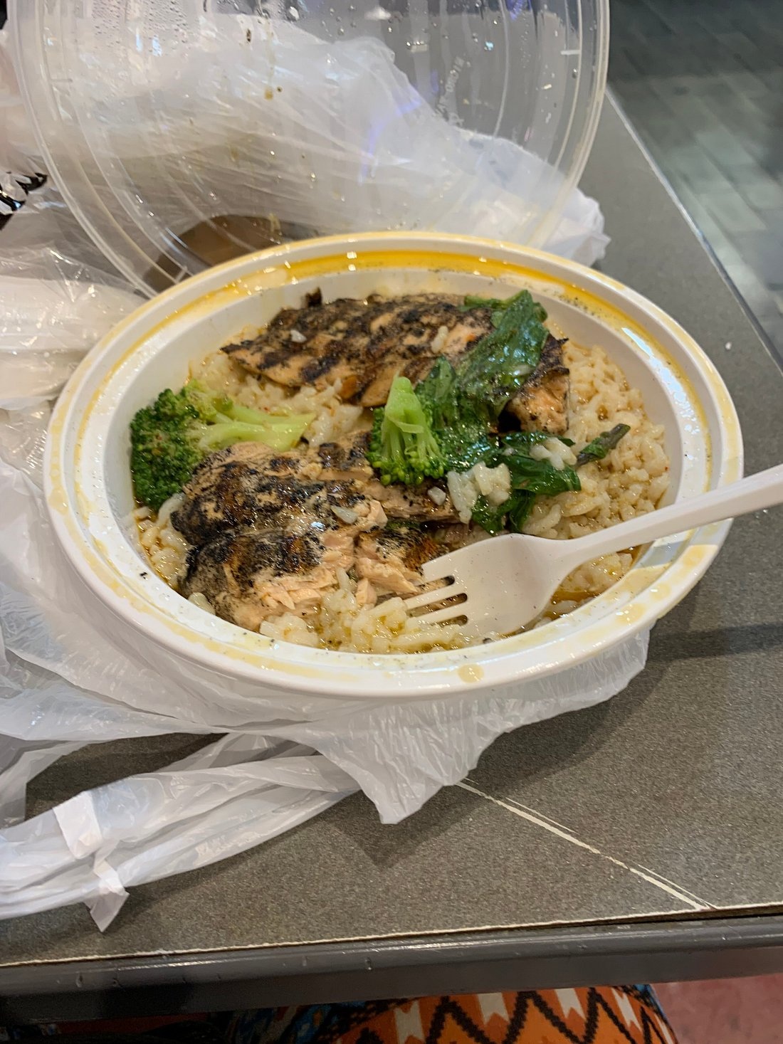 Salmon curry from Little Thai Market at Reading Terminal Market