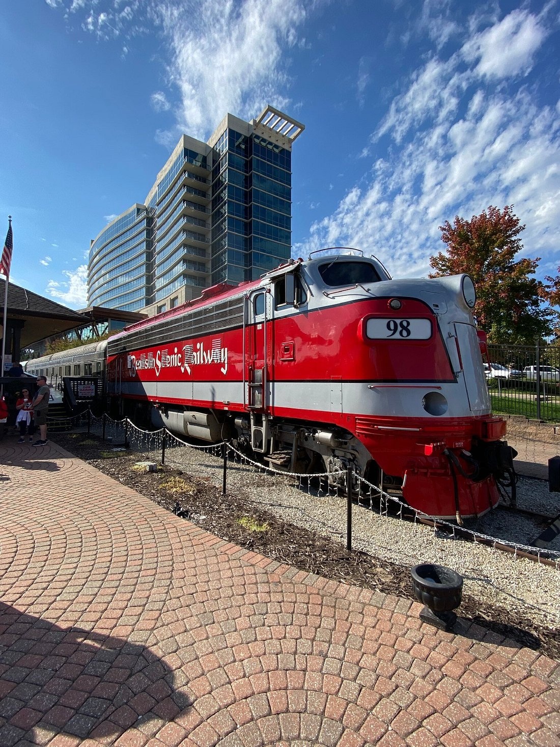 Branson Scenic Railway train in Missouri