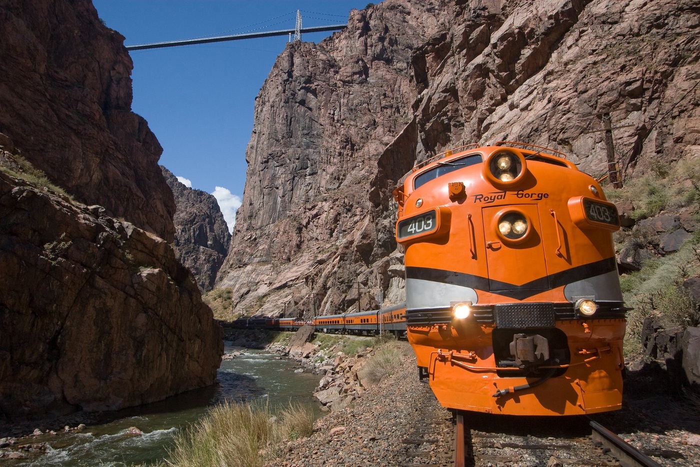 Royal Gorge Route Railroad in Colorado