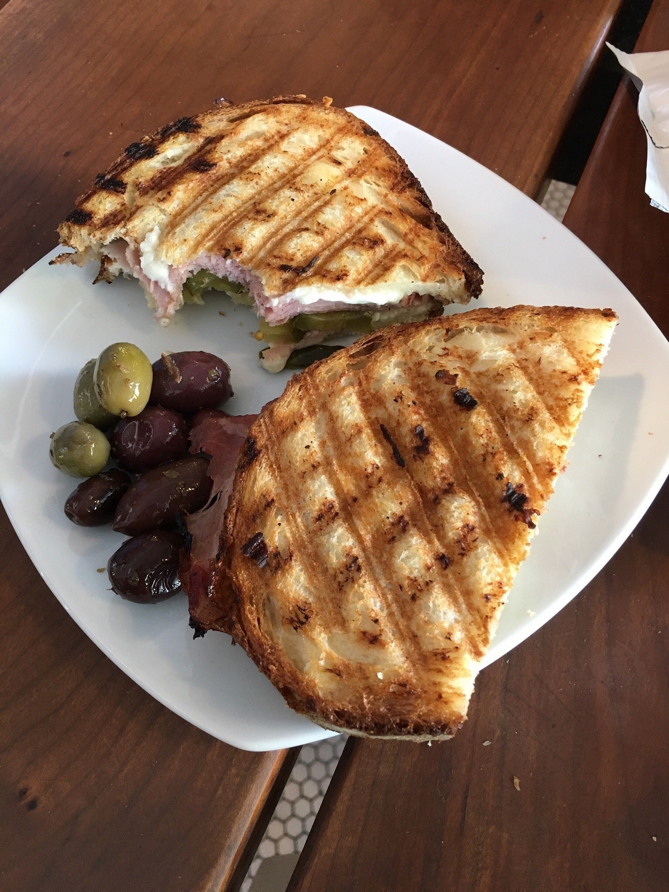 A ham sandwich at DeLaurenti in Pike Place Market