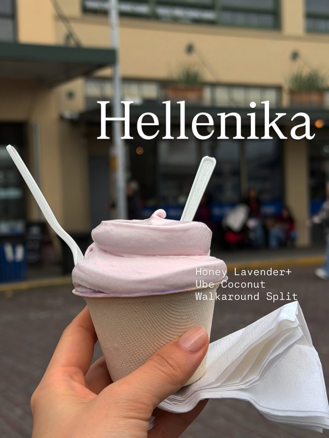 Cultured gelato at Hellenika in Pike Place Market