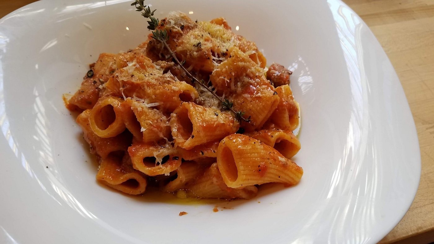Wild-boar ragù pasta, a previous seasonal dish at Pasta Casalinga