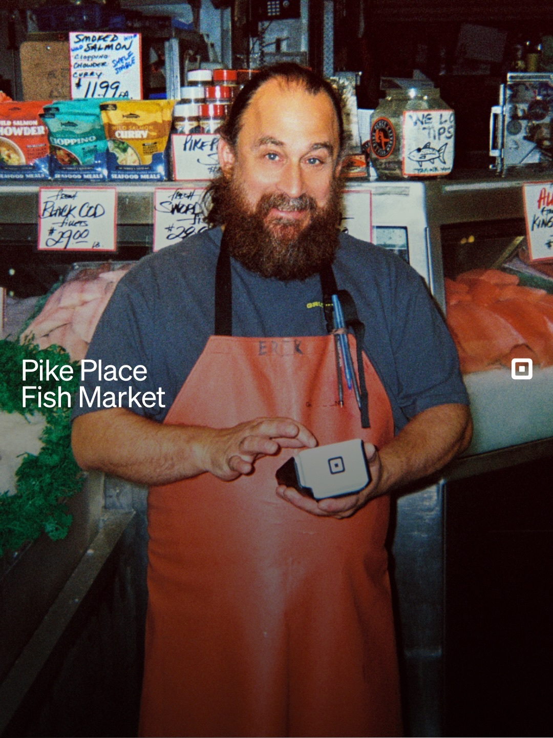 Inside Pike Place Fish Market in Seattle