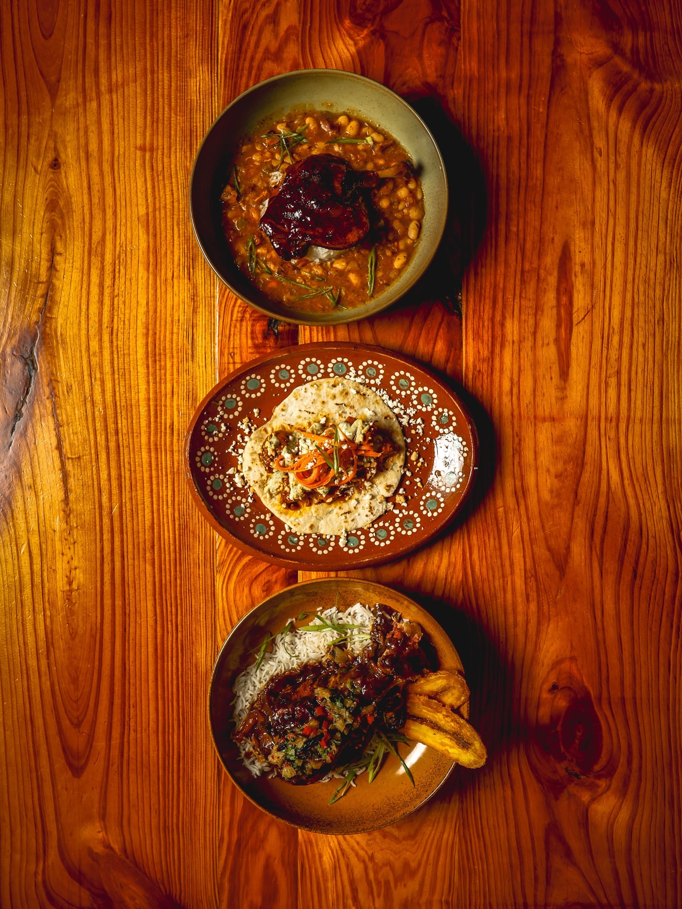 A selection of dishes at Burnt Bean Co.