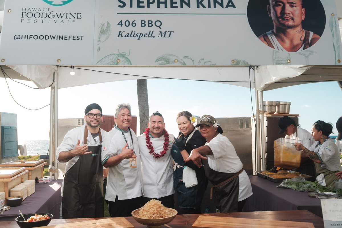 Chefs and team at the Hawaii Food & Wine Festival