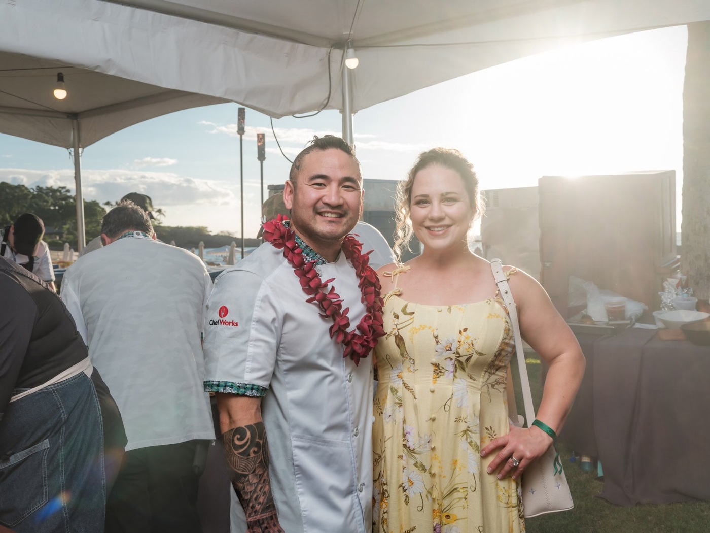 Guests at the Hawaii Food & Wine Festival