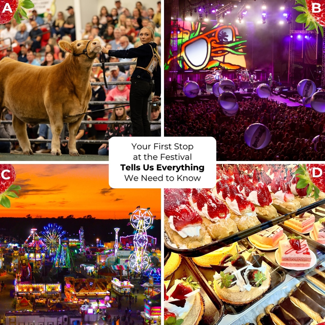 Shortcake and fair activities in a Florida Strawberry Festival promotion