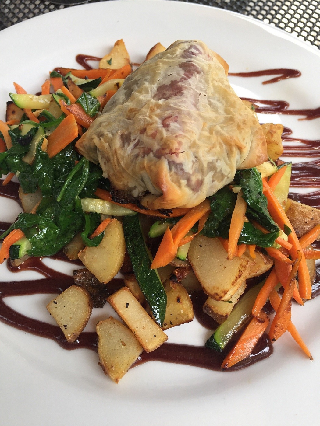 Beet Wellington photographed at Watercourse Foods in Denver
