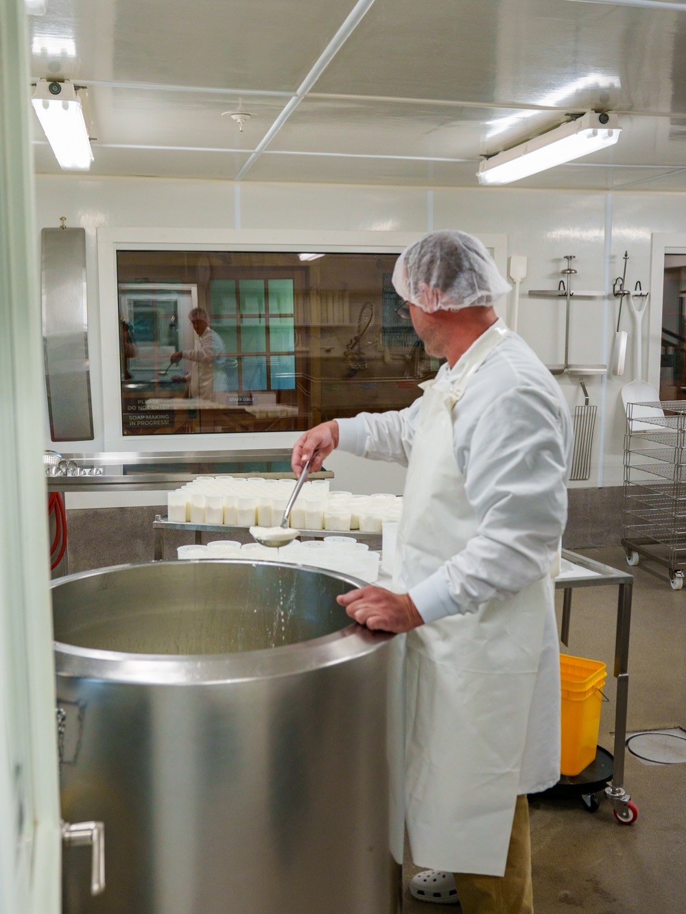 Cheesemaking at Hildene’s goat dairy
