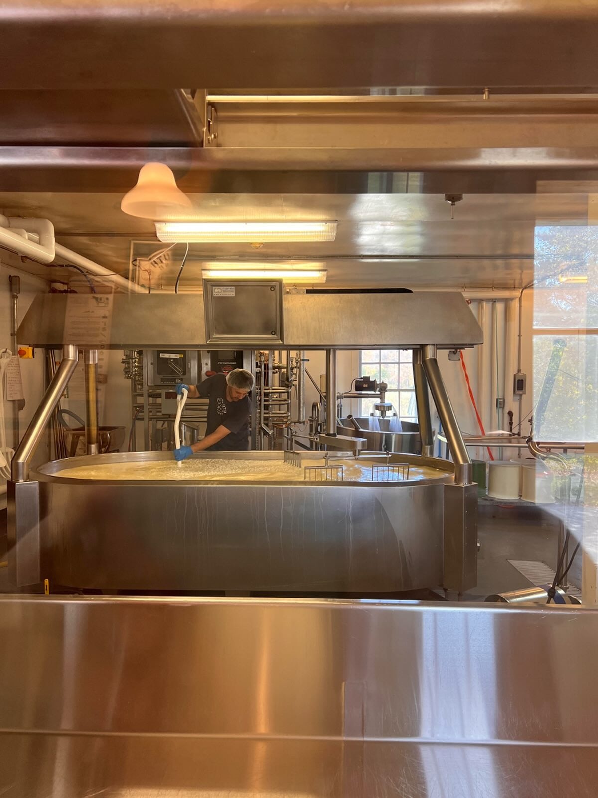 Plymouth’s cheese rooms and production vats