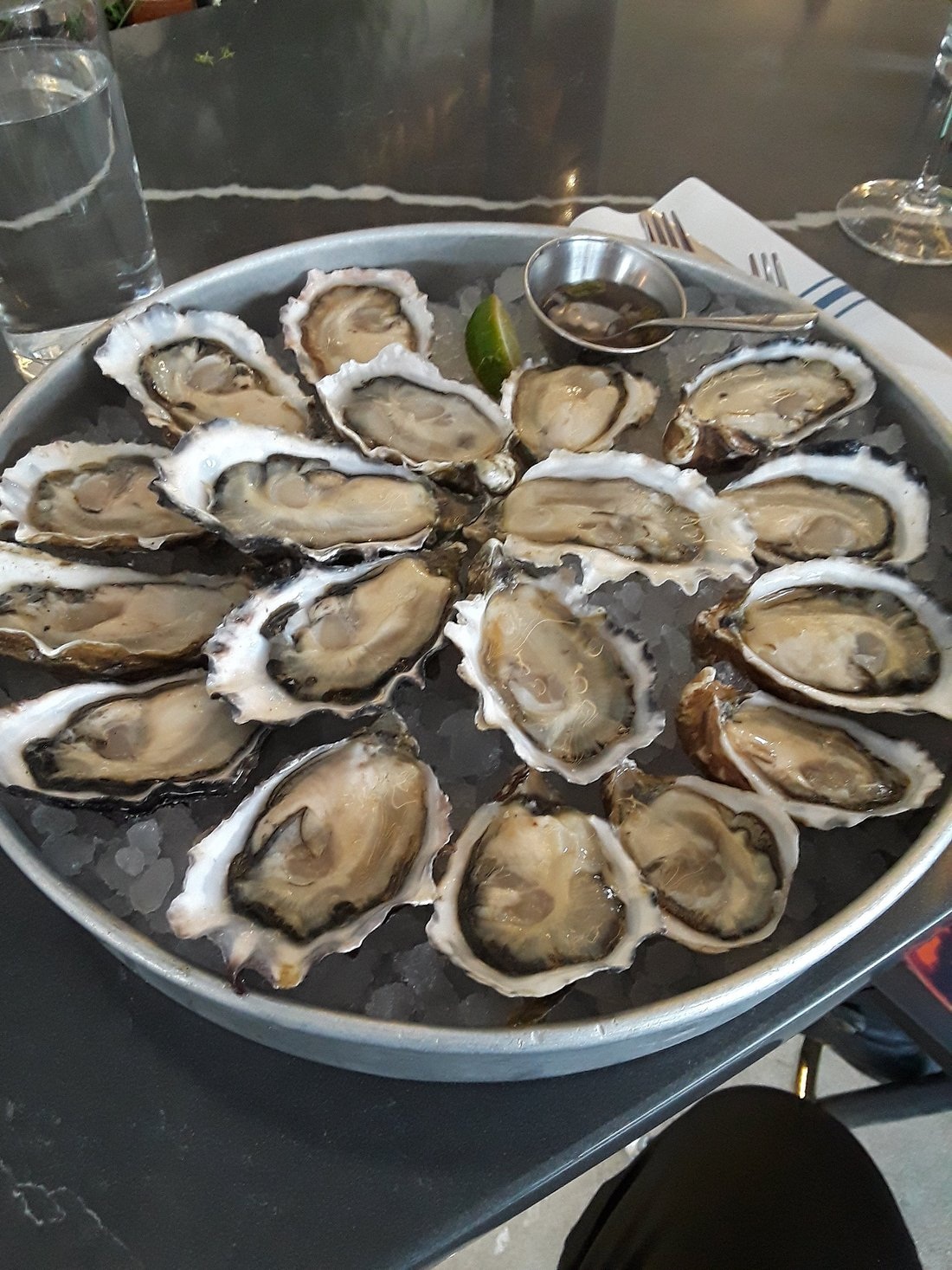 A tasting platter at Chelsea Farms Oyster Bar in Olympia