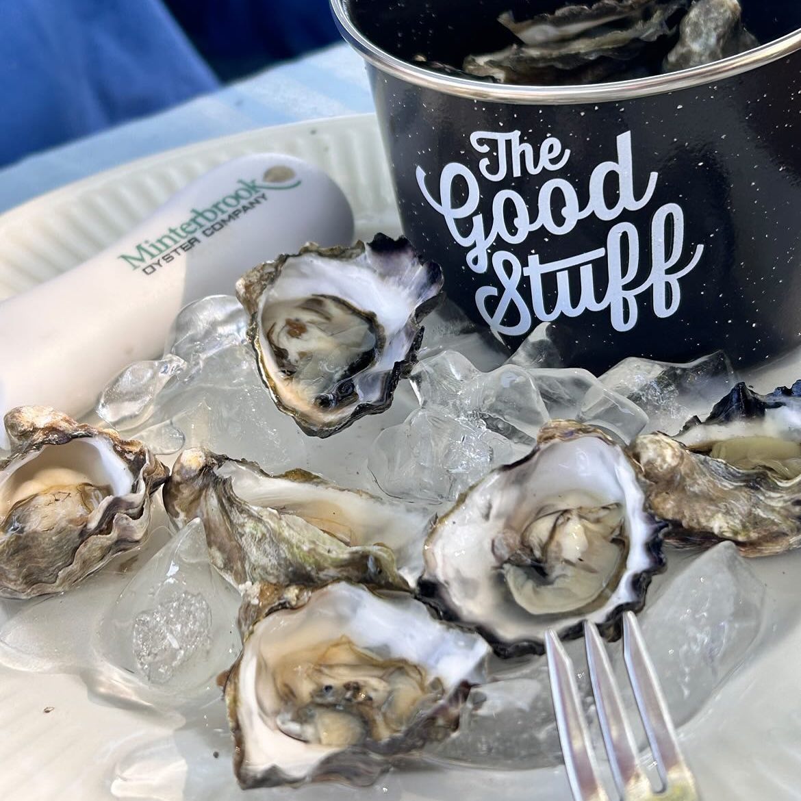 Kumamoto oysters from Minterbrook Oyster Company