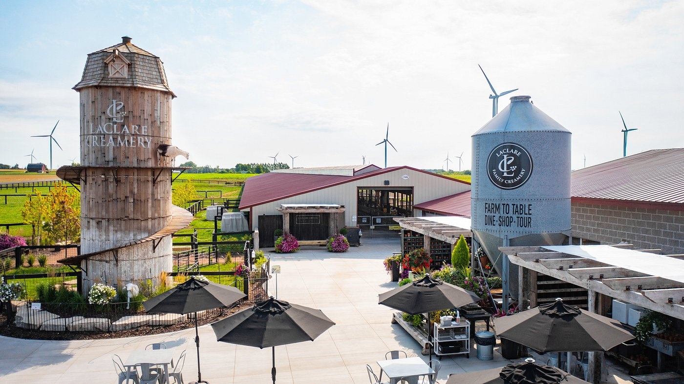 LaClare Creamery’s outdoor goat silo