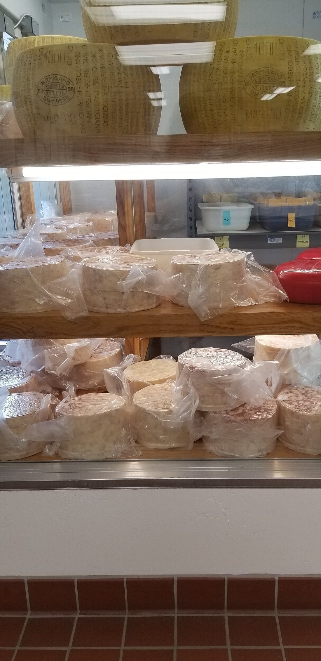 Cheese selection in Willow Creek Creamery’s retail case
